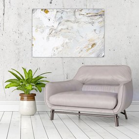 Tablou - Hârtie de ulei cu design de marmură (90x60 cm)