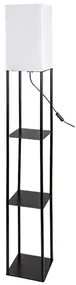 Lampadar/Lampa de podea decorativa cu raft, Bronn