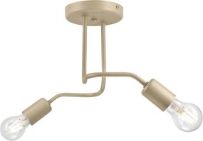 Plafonieră aplicată CHARLIE 2xE27/15W/230V bej
