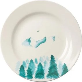 Farfurie din portelan, D23.5 cm, Green Mountains