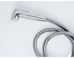 WENKO 23999100 - Set pentru bideu Sistem de economisire a apei 12x7 cm, crom lucios/argintiu