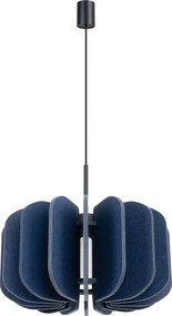 Sollux SL.1862 - Pendul cu cablu MULA, 1 x soclu E27, 15 W, 230 V, Ø45 cm, albastru