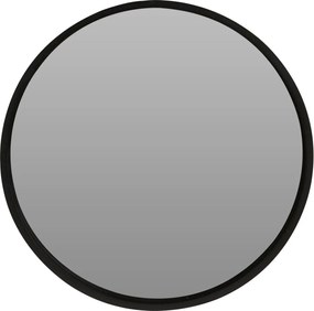 Oglinda rotunda, Minimal, 50 cm, negru