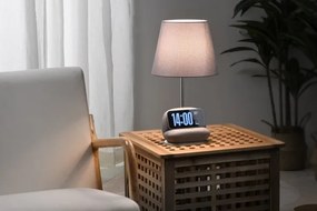Immax NEO 09109L - Lampă de birou LED cu dimmer și încărcare wireless Qi SOFA LED/6W/230V gri
