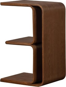 Măsuță auxiliară cu aspect de lemn de nuc 32x40 cm Frey – WOOOD