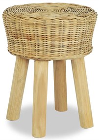 vidaXL Scaun de bar, ratan natural
