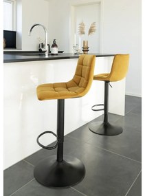 Scaune de bar galbene 2 buc. 88 cm Middelfart – House Nordic