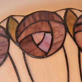 Endon 64173 - Plafonieră Tiffany HUTCHINSON, 2xE27/60W/230V, Ø 50 cm