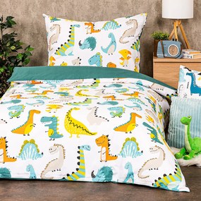 Lenjerie de pat pentru copii 4Home din bumbacLittle dino, 140 x 200 cm, 70 x 90 cm, 140 x 200 cm, 70 x 90 cm