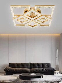 Lustra Cu Telecomanda, Trei Tipuri De Lumina, 200W