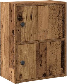 vidaXL Bibliotecă, lemn vechi, 40x24x52 cm, lemn prelucrat