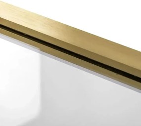 Cabina de dus Rea Atlas 90x100 cu deschidere pe stanga auriu periat