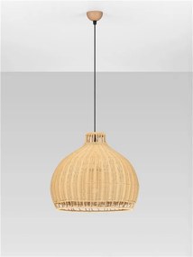 Lustra, Pendul din ratan sintetic pentru exterior Pals natur