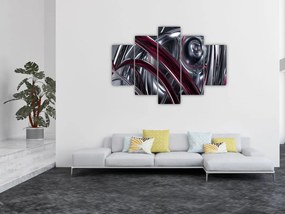 Tabloul cu abstracție gri (150x105 cm)