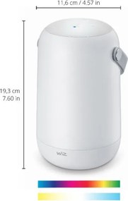 WiZ - Lampă portabilă LED RGBW reglabilă MOBILE LED/13,5W/5V Wi-Fi