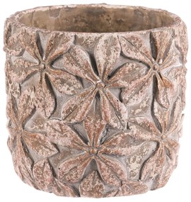 Mască de ghiveci din beton pentru ghiveci Flower L, 18 x 16 cm, diam. 18 cm