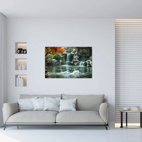 Tablou - iaz asiatic (90x60 cm)