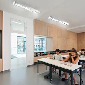 Corp de iluminat fluorescent T8 2xG13/18W/230V 120 cm alb