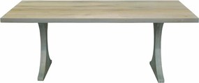 Masă stejar masiv Dining Luna blat 5 cm - 300x120cm
