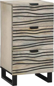 vidaXL Dulapuri și suporturi pentru stocarea media Alb și negru