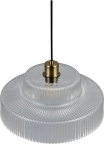 Lustră cu abajur din sticlă ø 35 cm Abella – Reality