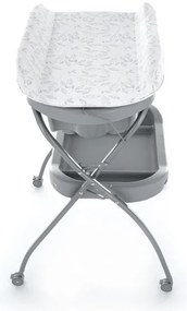 Masă de înfășat cu cădiță PETITE&MARS SPA 3 în 1 gri