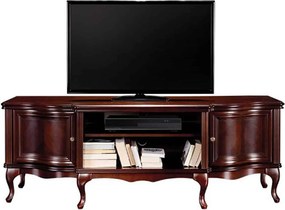 Comodă TV lemn masiv Weston I, 144,6 × 52 × 80 cm