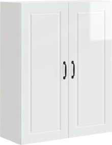 vidaXL Dulap de bucătărie Alb lucios 80 x 31 x 100 cm Lemn compozit