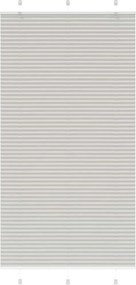 vidaXL Jaluzea plisată gri deschis 110x200 cm Lățime țesătură 109,4 cm