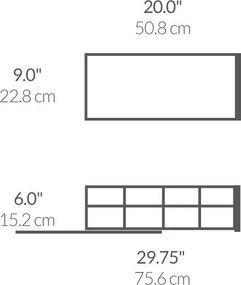 Raft suplimentar din oțel – simplehuman