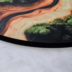 DUBLEZ | Tablou rășină epoxidică - Mușchi licheni decorativi