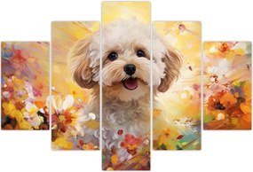 Tablou - Câine fericit (150x105 cm)