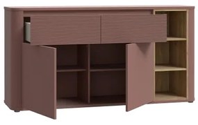 Comodă INAR, maro/stejar