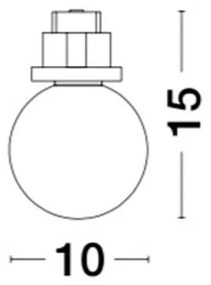 Accesoriu, Corp de iluminat pentru sina magnetica Buxton, Loop sau Sign, Karma