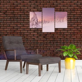 Tablou - Copaci sub așternut de zăpadă (90x60 cm)