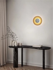 Aplica de perete LED design ambiental Esti maro inchis