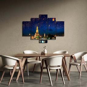 Tablou - Lampioane norocului, Bangkok (150x105 cm)