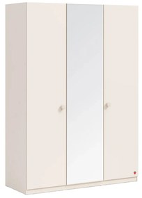 Dulap cu 3 usi si oglinda pentru camera copii ,   150x214x62 cm, colectia Varia