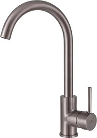 Baterie bucatarie monocomanda Rubineta Axe finisaj inox periat