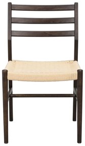 Scaune de dining natural /maro închis 2 buc. Harlan – Rowico