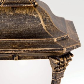 Orion - Corp de iluminat suspendat pentru exterior AIKO 1xE27/60W/230V IP23 bronz/patină