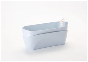 Ghiveci Plastia Doppio, albastru pastel