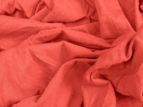 Cearsaf Jersey EXCLUSIVE portocaliu 140 x 200 cm