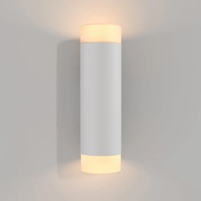 Aplica LED de perete design tehnic Kilt alb