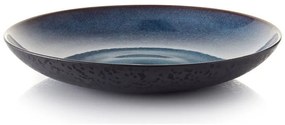 Bol negru/albastru din gresie ø 40 cm Gastro Dark Blue/Black – Bitz