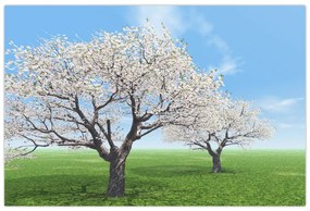 Tablou cu copaci (90x60 cm)
