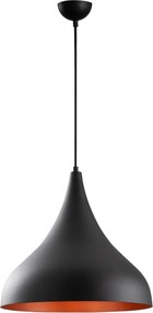 Lustra BERCESTE N-1390, negru, metal, 41x133 cm