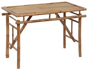 vidaXL Masă de grădină pliabilă, 115x50x75 cm, bambus