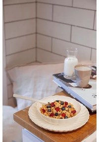 Set de masă, 18 piese, alb, din porțelan