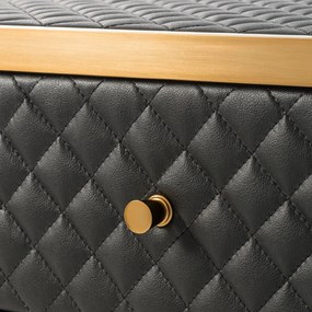 Masuta laterala/ Noptiera cu 2 sertare design LUX Monfort 113407 HZ